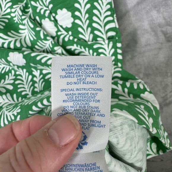 Boden Green and White Mini Dress - Picture 7 of 13